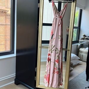 Lulus floral pink dress